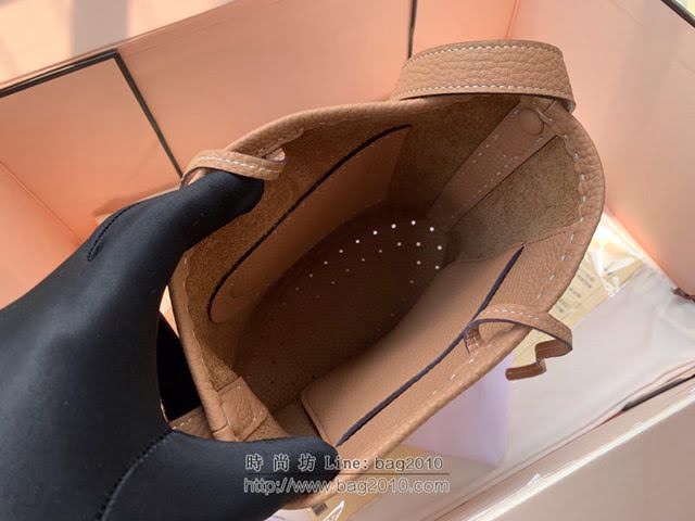 DELVAUX女包 Delvaux Pin春夏系列 德爾沃女手提包 D00315奶茶色 Delvaux女單肩包  fcs1324